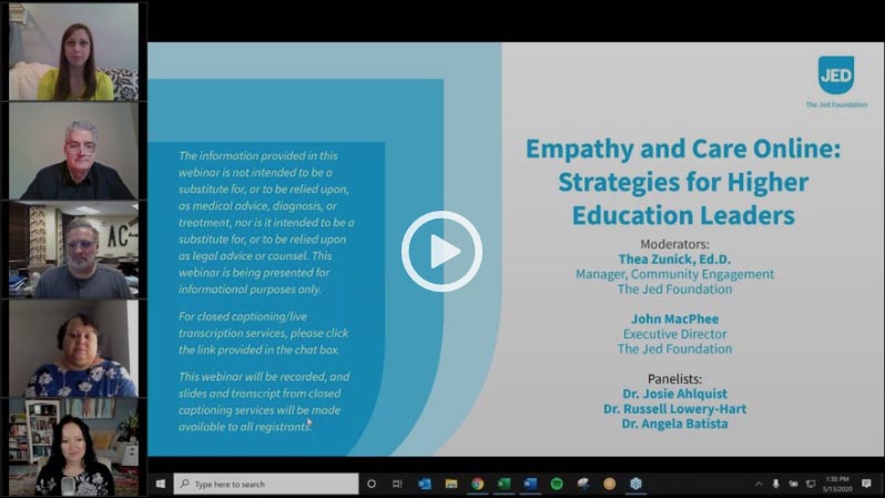 Empathy and Care Online: Strategies for Higher Education Leaders