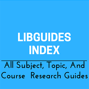 Libguides Index