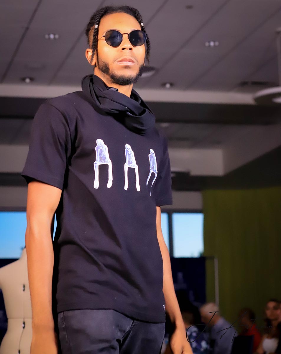 Tajays model walks at HCC fashion show